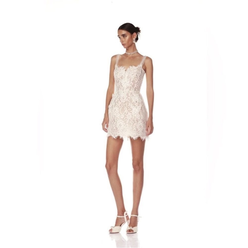 SOLD BRONX AND BANCO Colette Lace Mini Dress - Picture 12 of 15
